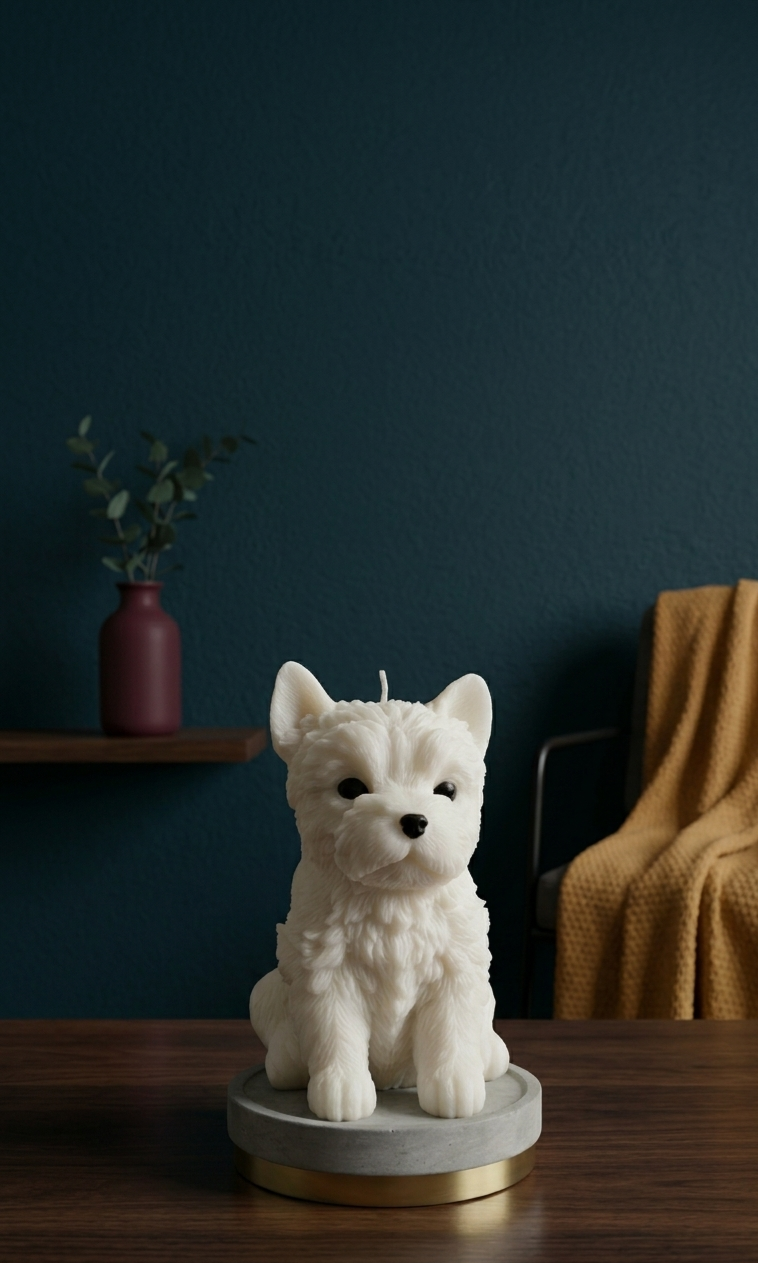 "HUND" KERZE