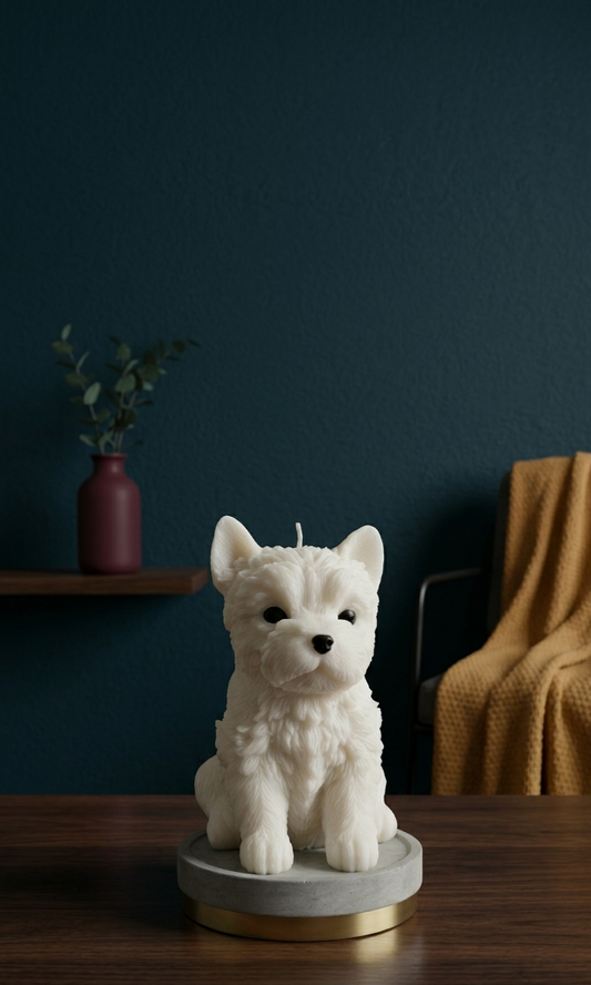 "HUND" KERZE